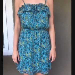 ☀️Mossimo blue patterned dress